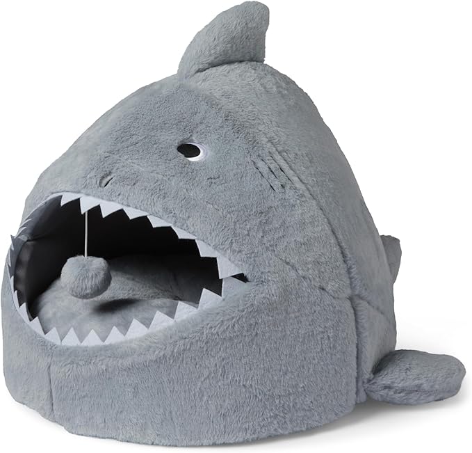 Basics Cat House Shark Shape