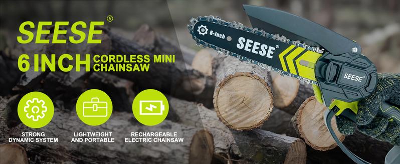 SEESE Brushless Mini Chainsaw