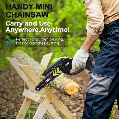 SEESE Brushless Mini Chainsaw